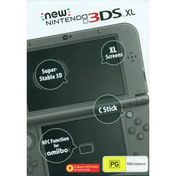 New Nintendo 3DS XL (Metallic Black)
