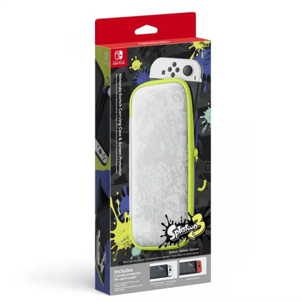 Nintendo Switch OLED Carrying Case amp Screen Protector [Splatoon 3 Special Edition] for Nintendo Switch