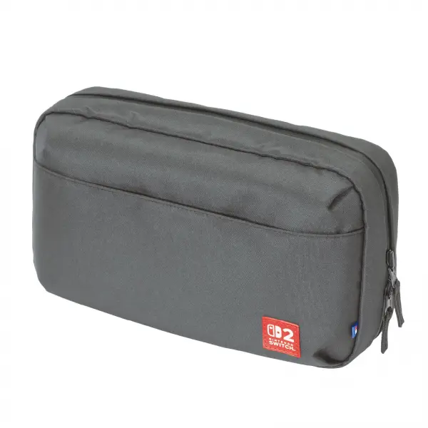 Reversible Travel Pouch for Nintendo Switch 2 (Gray x Royal Blue)