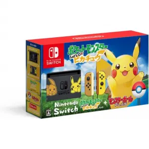 Nintendo Switch Pikachu & Eevee Edition with Pocket Monsters Let's Go! Pikachu + Monster Ball Plus [Limited Edition]