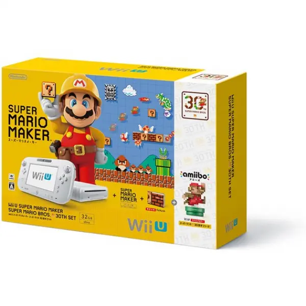 Wii U Super Mario Maker [Super Mario 30th Anniversary Set] (32GB White)