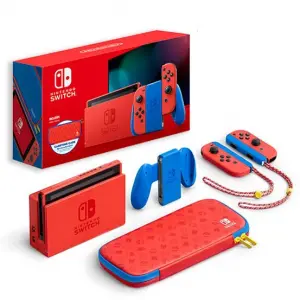 Nintendo Switch (Generation 2) [Mario Red & Blue Edition]