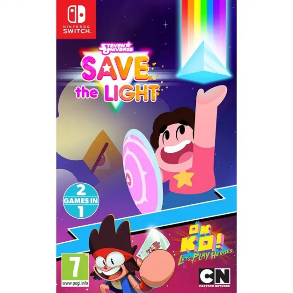 Steven Universe: Save the Light / OK K.O.! Let's Play Heroes 2 Games in 1