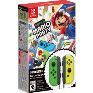 Super Mario Party Joy-Con Bundle (Neon G...