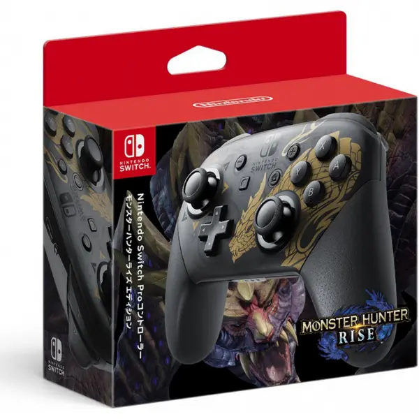 Nintendo Switch Pro Controller [Monster Hunter Rise]