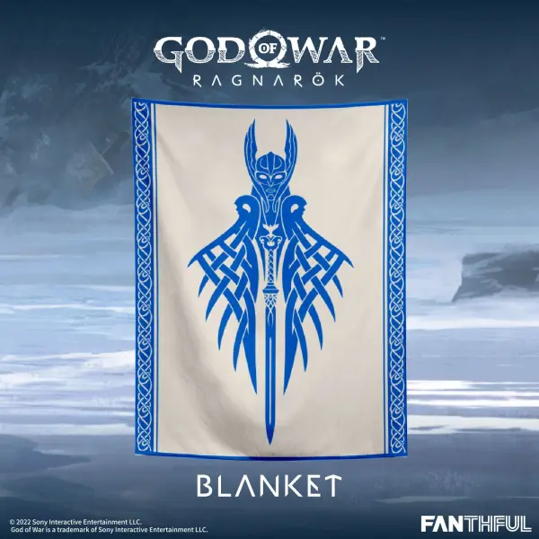 God of War Ragnarok Nordic Knitted Blanket