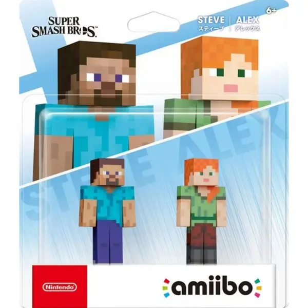 amiibo Super Smash Bros. Series Figure (Steve and Alex)