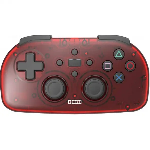 Hori Wireless Controller Light for PlayStation 4 (Clear Red)