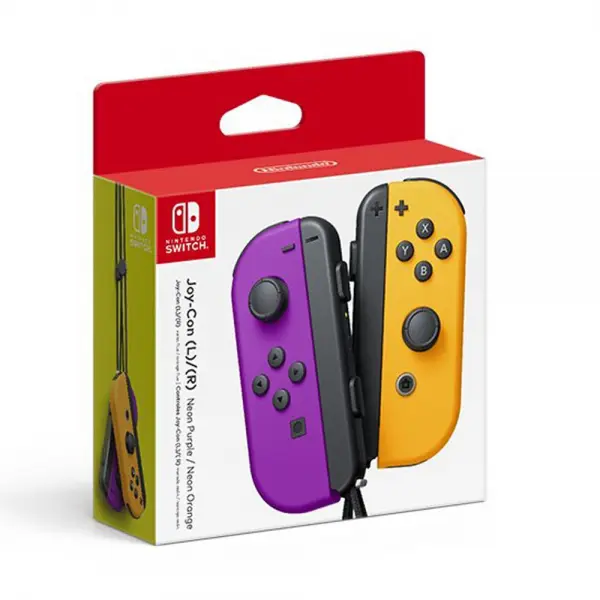 Nintendo Switch Joy-Con Controllers (Neon Purple Neon Orange)