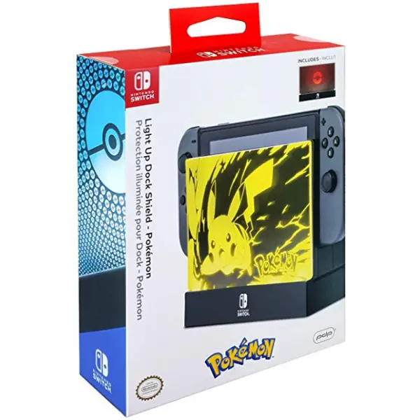 PDP Nintendo Switch Pokemon Light Up Dock Shield, 500-114