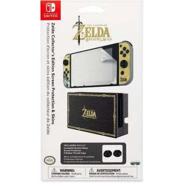 Nintendo Switch Zelda Collector's Edition Screen Protection & Skins by PDP