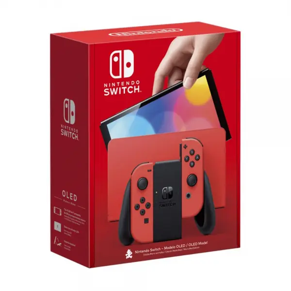 Nintendo Switch OLED Model [Mario Red] (MAXSOFT)