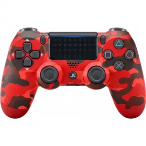 DualShock 4 Wireless Controller (Red Cam...