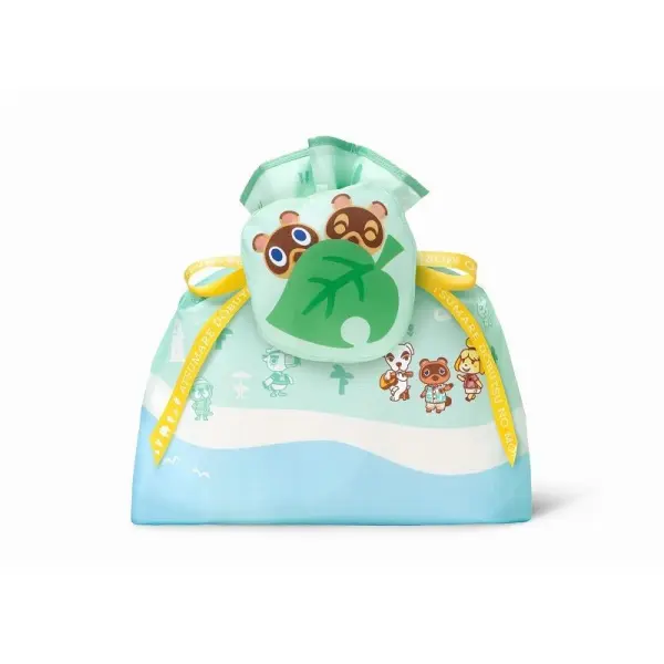 Animal Crossing: New Horizons Wrapping x Eco Bag L (Mamekichi & Tsubukichi)