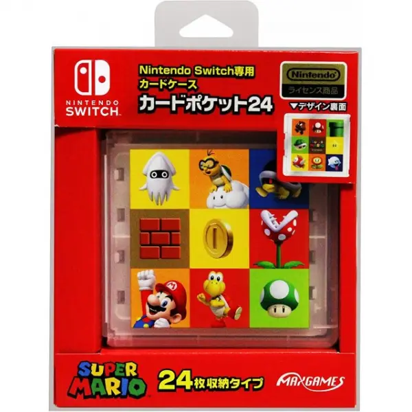 Super Mario Card Pocket 24 for Nintendo Switch