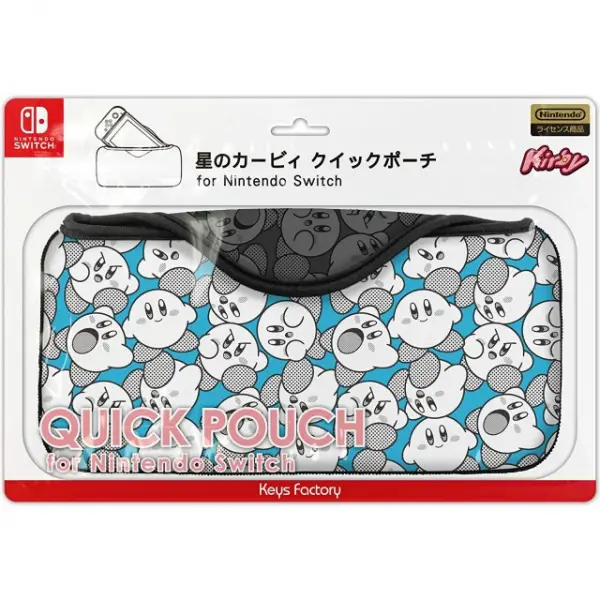Kirby Star Quick Pouch for Nintendo Switch (Blue)
