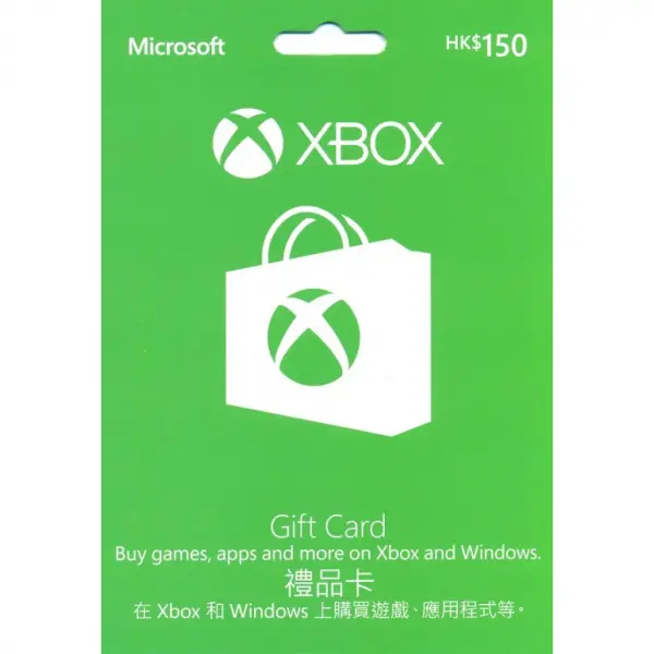 Xbox Gift Card HKD 150 Hong Kong Account digital