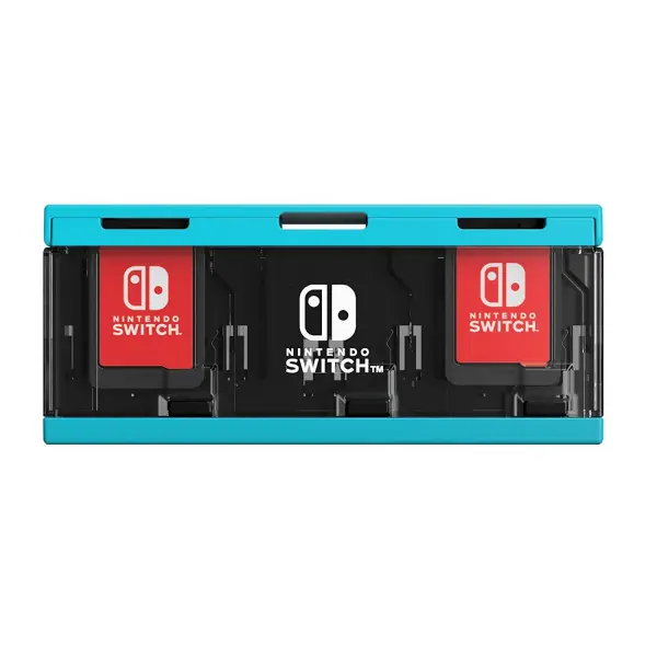 Push Card Case 6 for Nintendo Switch (Neon Blue) 