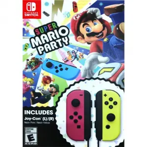 Super Mario Party Joy-Con Bundle (Neon Pink / Neon Yellow) [Limited Edition]