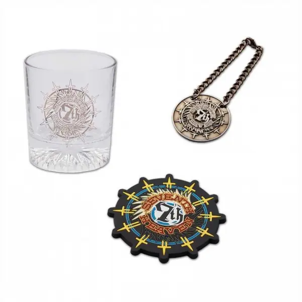 Final Fantasy VII Remake: Seventh Heaven Glass Coaster Set