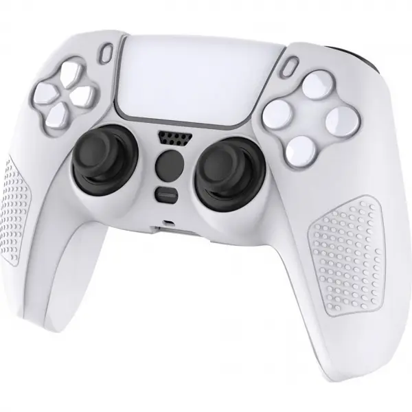 CYBER・Controller Silicon Cover for PlayStation 5 (White)