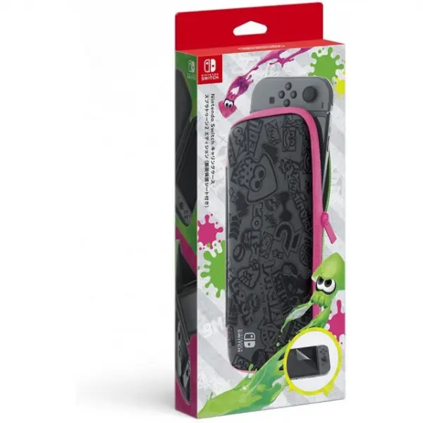 Nintendo Switch Carrying Case & Screen Protector (Splatoon 2 Edition)