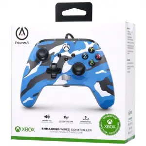 PowerA Enhanced Wired Controller for Xbox Series X|S - Blue Camo