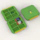 IINE GAME CARD CASE 6+6 MAGNETIC AUTO-CLOSE (L479 GREEN)