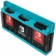 Push Card Case 6 for Nintendo Switch (Neon Blue) 