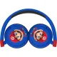 Super Mario Blue Kids Wireless Headphones