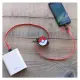 CHEERO 2in1 Retractable USB Cable with Lightning & micro USB POKEMON version 70cm RED