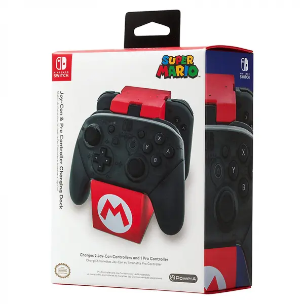 Powera Pro Charging Dock Mario