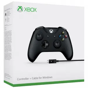 Xbox One Wireless Controller+Cable for Windows (Black)