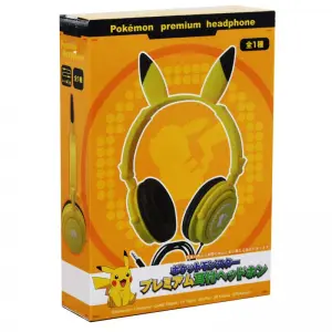 Pokemon pikachu headphone 