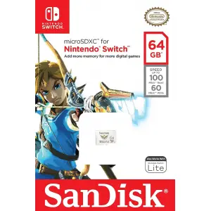 SanDisk 64gb Micro-Sdxc Card for Nintendo Switch