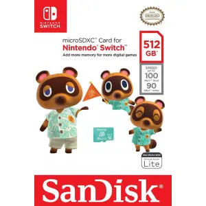 Sandisk microsdxc card 512 gb (U3 speed)