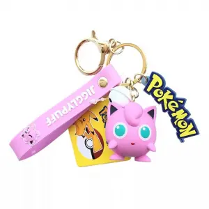 Pokemon Keychain With Strap Jigglypuff (...