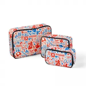 Super Mario Travel Pattern Soft Bags Ser...