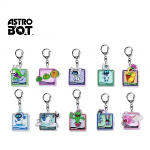 Astro Bot Acrylic Keychain (Set of 10 Pi...