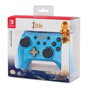 Powera Wired Controller-Chrome Blue Zeld...