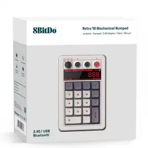8Bitdo Retro 18 Mechanical Numpad - N Ed...