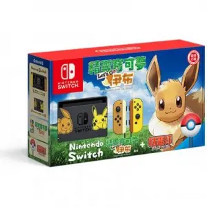 Nintendo Switch Pikachu & Eevee Edition with Pokémon: Let’s Go, Eevee! + Poké Ball Plus [Limited Edition]