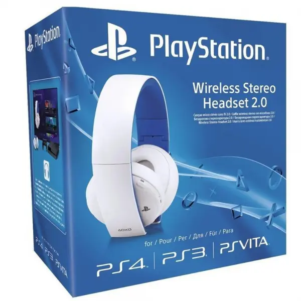 Playstation Gold Wireless Stereo Headset 2.0 (Glacier White)