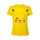 Pokemon Winking Pikachu Design Yellow T-Shirt (M)