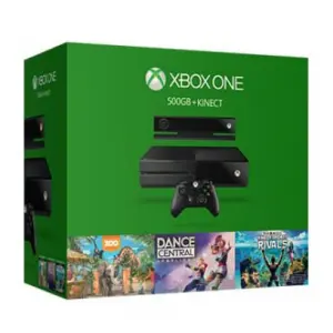 Xbox One 500GB Console with Kinect - 3 Game Value Bundle (Kinect Sports Rivals, Zoo Tycoon and Dance Central)