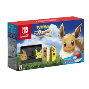 Nintendo Switch Pikachu & Eevee Edition with Pokémon: Let’s Go, Eevee! + Poké Ball Plus [Limited Edition]