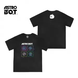 Astro Bot T-shirt (Black Size S)