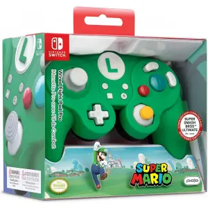 Super Mario Bros Luigi Wired Fight Pad P...