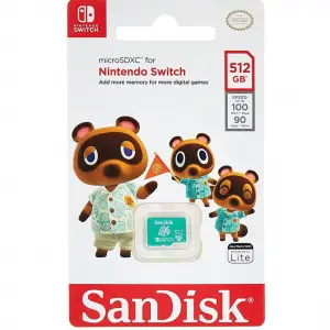 SanDisk 512GB microSDXC card for Nintend...