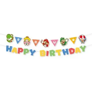 Super Mario Garland (Birthday Party)